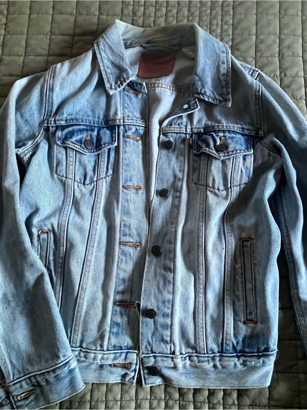 Levi's Light Blue Denim Jacket - Classic Trucker Style S